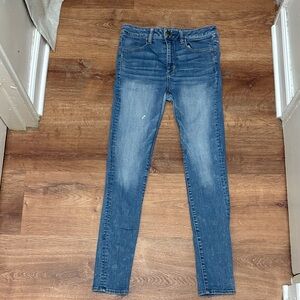 American Eagle Outfitters Super Stretch X Blue Skinny Jeans Size 6